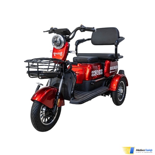 Электротрицикл Smart8 Bulbash S Красный - Изображение