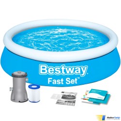 Надувной бассейн Bestway Fast Set 57270 (305x76) - Изображение
