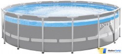 Каркасный бассейн Intex Prism Frame Clearview 26722 (427х107) - Изображение