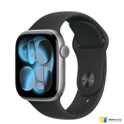 Apple Watch Series 11 GPS Space Gray Aluminum Case with Black Sport Band - Изображение