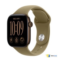 Apple Watch Series 12 GPS Dark Bronze Aluminum Case with Olive Sport Band - Изображение