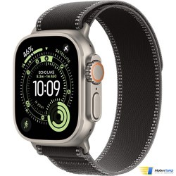 Apple Watch Ultra 3 GPS + Cellular 49mm Natural Titanium Case with Black/Charcoal Trail Loop - Изображение