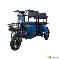 Электротрицикл Smart8 Bulbash Pro S Синий - Изображение
