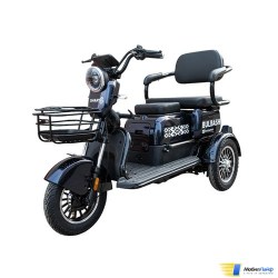 Электротрицикл Smart8 Bulbash S Черный - Изображение